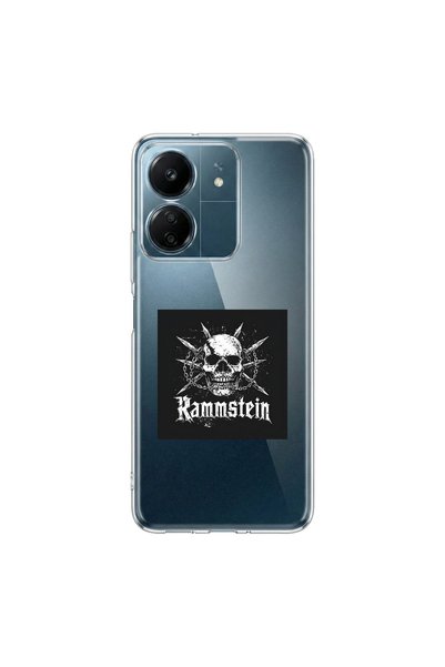 PPKin Redmi 13C Compatible Metal 13 Design Transparent Case