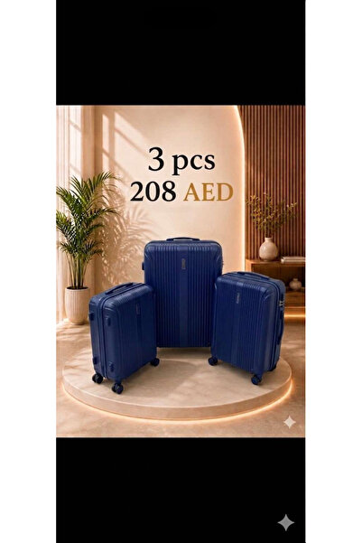 Journey BIG SALE ✅3 pcs abs trolly only 208 AED (20-24-28 inch)