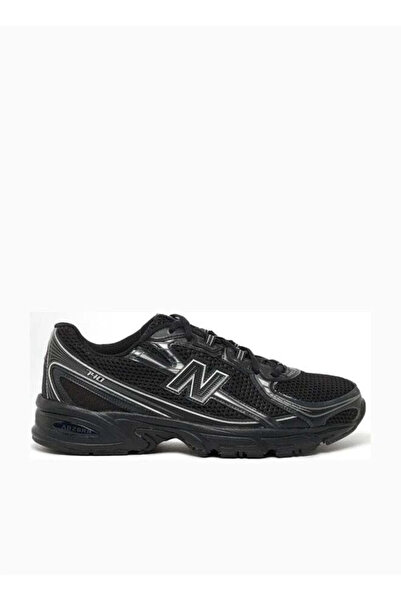 New Balance x Staud حذاء رياضي كاجوال 740 أسود للرجال/النساء/الطلاب