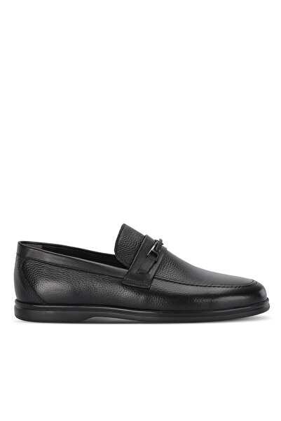 Arony Brewood Men's Leather Black Comfort