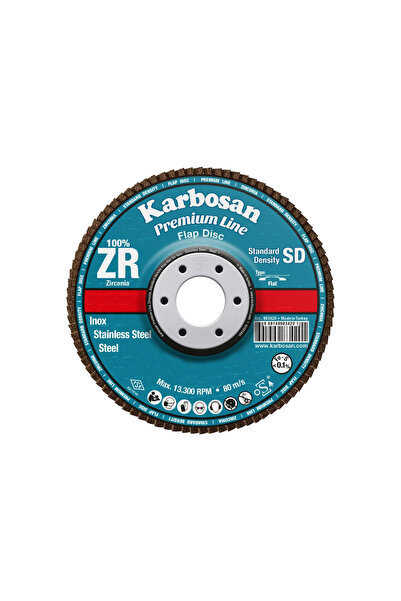 KL HOME KARBOSAN ZİRKONYUM FLAP DİSK 115x22 40 KUM TAŞLAMA ZIMPARA TAŞI(PASLA...