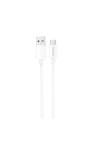 DUDAO Cablu pentru incarcare si transfer de date L4ST, USB/USB-C, 2A, 1m, Alb