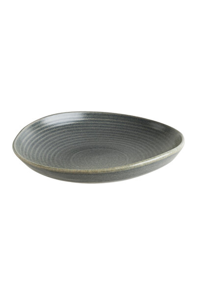 Bonna Porselen Bonna Hornfels Ripple Deep Plate 19 cm 350 Cc
