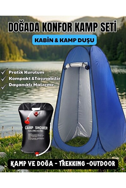 Shower Kamp Duşu + Çadırı WC Kabin Giyinme(set)-PROTAKTİKAL