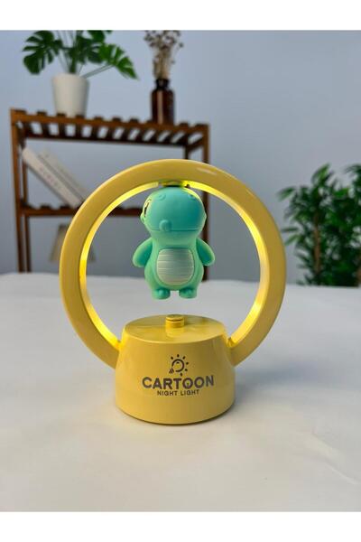 FAVORA Tabletop Dinosaur Children's Lamp Yellow