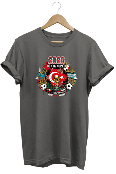 WİDİ Unisex Turkey National Team Fan Enthusiasm Special Design T-Shirt