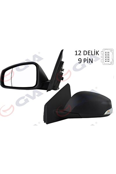 ReparAuto DIŞ DİKİZ AYNASI SOL MEGANE-FLUENCE 08> ELEKTRİKLİ+ISITMALI+SİNYALL...