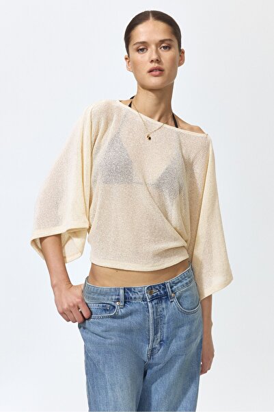 H&M Pelerin Kollu Triko Üst
