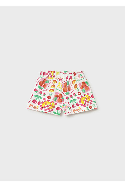 MAYORAL Girl's Bebel Printed Shorts Turquoise 1204