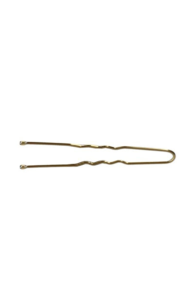 Lussoni Ace ondulate aurii - Hr Acc Wavy Pins Golden 6.5cm, 300 buc