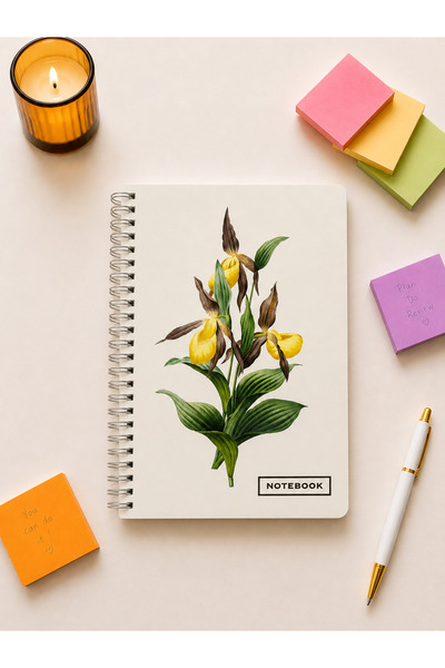 PickyTidy غلاف مغلف بالسيلوفان مقاس A5، قطعة واحدة مخططة، 80 ورقة، 80 جرام، دفتر ملاحظات