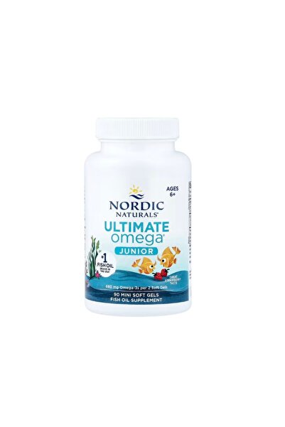 Nordic Naturals Υπέρτατο Ωμέγα Τζούνιορ 680mg 6-12 ετών 90 μίνι κάψουλες Φράουλα