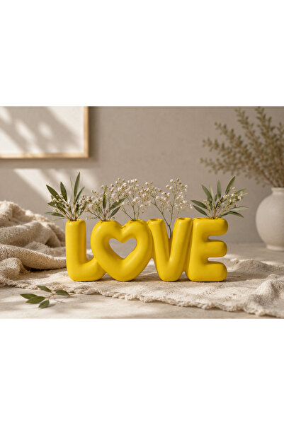 farist Decorative Love Design Vase – 3D Printing Production – 20X8X3 cm