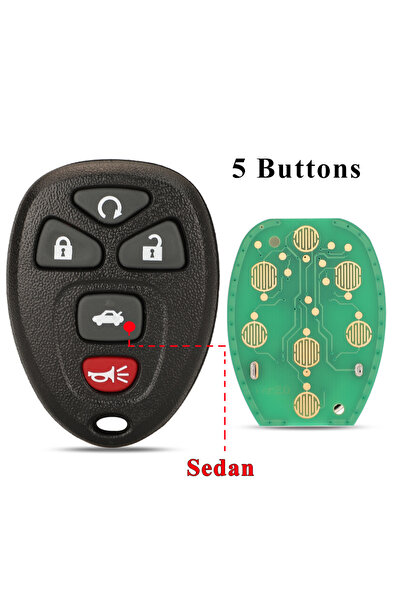 Choice4 مفتاح تحكم عن بعد 5 أزرار للسيارة سيدان طراز KOBGT04A بتردد 315 ميجاه...