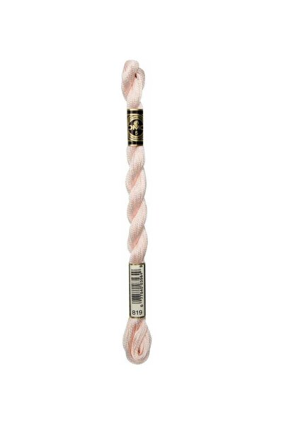 MayHome DMC Κλωστή Κεντήματος Cotton Perle 115 No5 Βαμβακερή 819 Στριφτή Ροζ ...