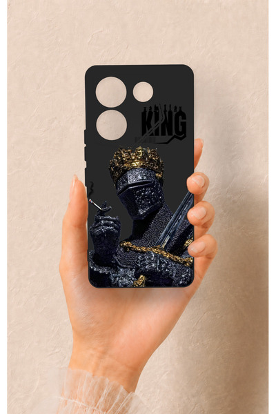 Vip Case Tecno Caman 20 Pro 5g Compatible King Patterned Silicone Case