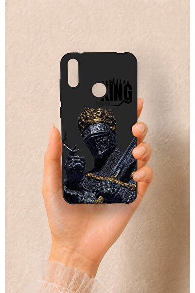 Vip Case Huawei Y7 2019 Uyumlu King Desenli Silikon Kılıf