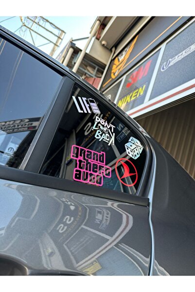 CAROTE 5 li oto sticker seti zar
