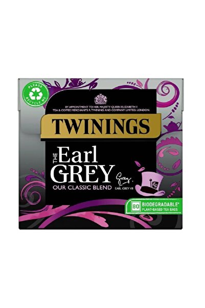 Twinings إيرل جراي 80 كيس شاي ديمليك