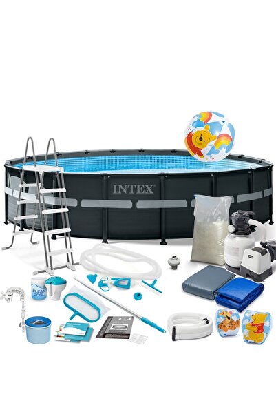 Intex Piscină de grădină cu cadru 549 x 132 cm 21 in 1 26330