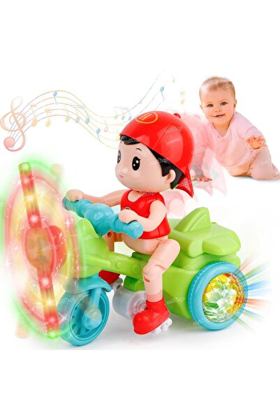 PlayFun Jucărie Tricicletă Cool Tricycles” Copii, Lumini LED, Elic Lumini LED...