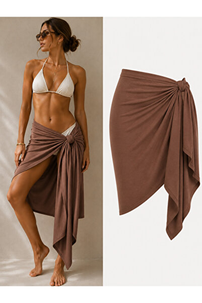 KRAFTELLA Combed Cotton Pareo Shawl 70X180 cm – Multi-Purpose Beach Pareo and...