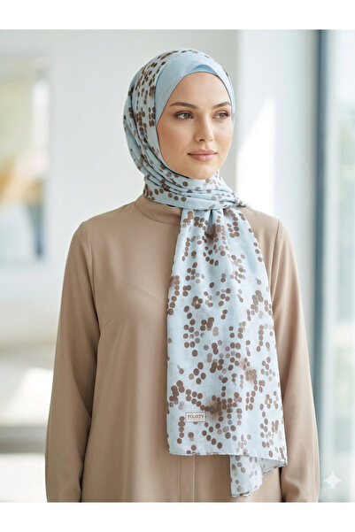 REMOMODA Polka Dot Patterned Cotton Soft Shawl, High Quality