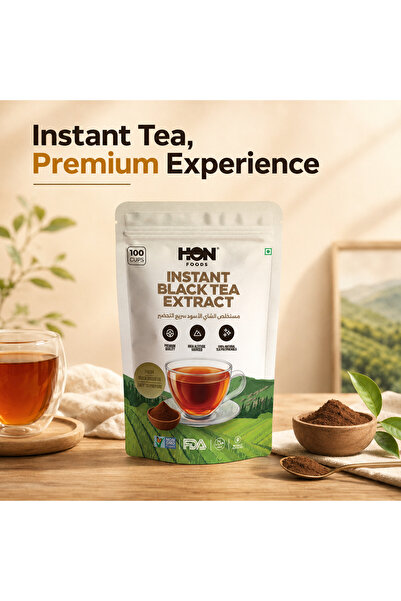HON FOODS Black Tea Extract Powder 100g - HOT / ICED 100 Cups- High-Altitude ...