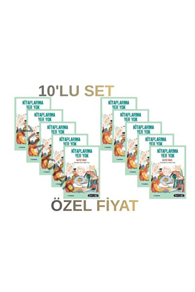 Tudem Yayınları KİTAPLARIMA YER YOK ( SEN DE OKU SERİSİ ) 10 ADET