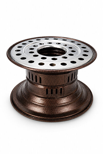 Arkhelais Osmanlı Ocağı - Semaver Altı Çay Ocağı Metal Aparat 20 cm
