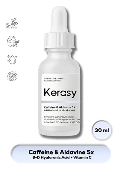 Aldavine 5X + Caffeine 8D Hyaluronic Acid - Koyu Halka ve Şiş Görünüm Göz Çevresi Serumu