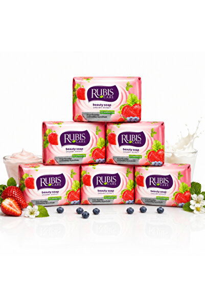 Rubis Set 6 săpunuri Care® Strawberry, 6 x 150 g – cu parfum dulce de căpșuni...