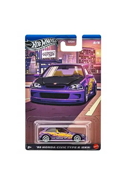 HOT WHEELS Masina metalica, Hot Wheels, Silver Series, 99 Honda Civic Type R ...