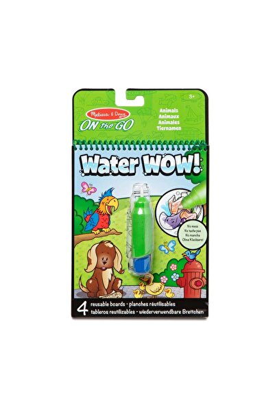 Melissa & Doug Set 4 planse de colorat cu apa, Melissa & Doug, Animale, 6074878