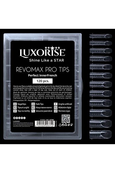 LUXORISE Tipsuri Profesionale Reutilizabile REVOMAX PRO TIPS Perfecte pentru ...