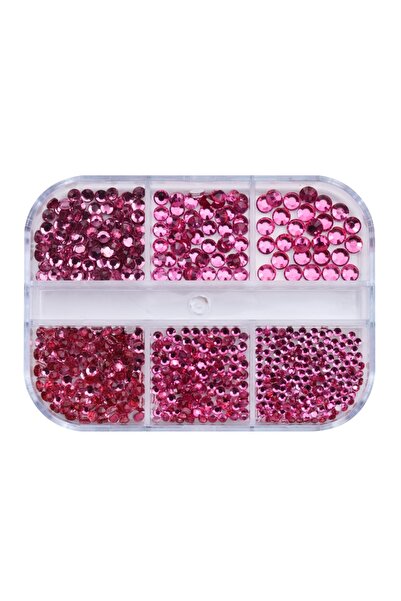 LUXORISE Strasuri pentru unghii Ruby Temptation, 6 modele
