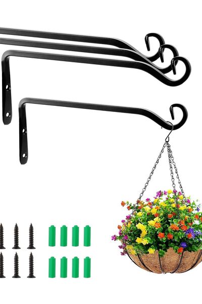 OEM Suporturi de perete pentru plante suspendate, set de 4, robuste, elegante...
