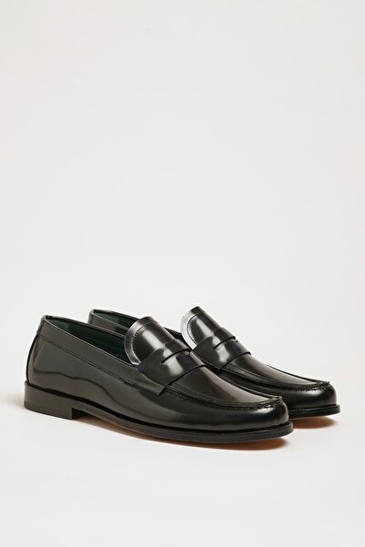 Faruk balkanas Tyson Model Genuine Leather Leather Sole Loafer Shoes