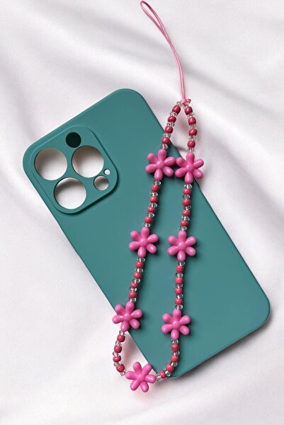 nftart.design Flower Beaded Phone Strap Charm