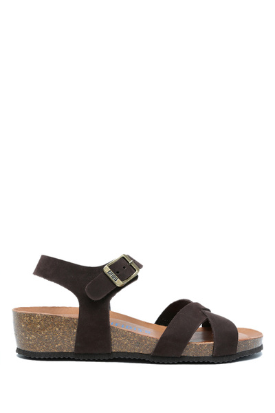 Kifidis K15284 Soft Step Kadın Dolgu Topuklu Mantar Sandalet 36-41
