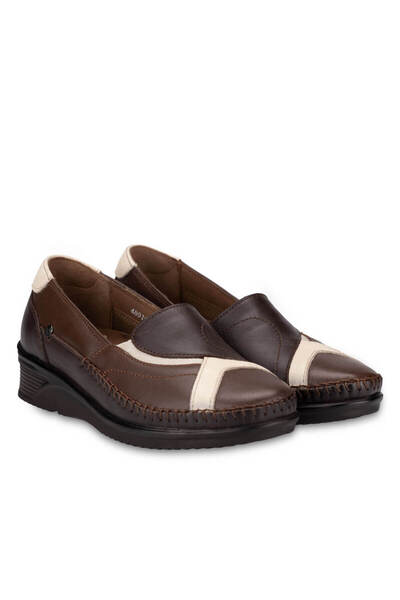 Forelli Yonca-H Women's Leather Shoes Tan-Brown