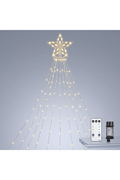 OEM Perdea luminoasă Luminite LED de Crăciun Luminițe pentru brad 3,5 m 360 d...