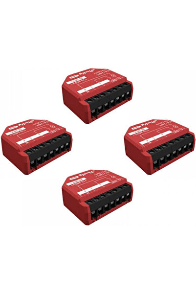 Shelly 1PM Gen3 Έξυπνος Διακόπτης 1 Κανάλι Wi-Fi Bluetooth & RF 10A 4 Τεμάχια...