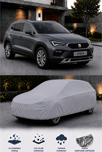 PARİONETTE Seat Ateca Uyumlu Araç Brandası Su Geçirmez Toz ve Yağmur Korumalı...