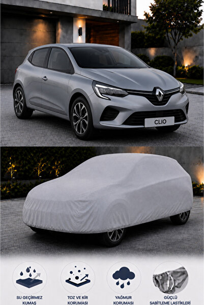 PARİONETTE Renault Clio 5 Uyumlu Araç Brandası Su Geçirmez Toz ve Yağmur Koru...