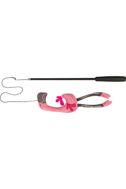 Trixie Jucarie Undita Telescopica Cu Flamingo 42-106Cm