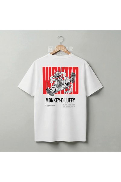 Grafftee Clothing Tricou premium din bumbac unisex cu imprimeu anime One Piec...