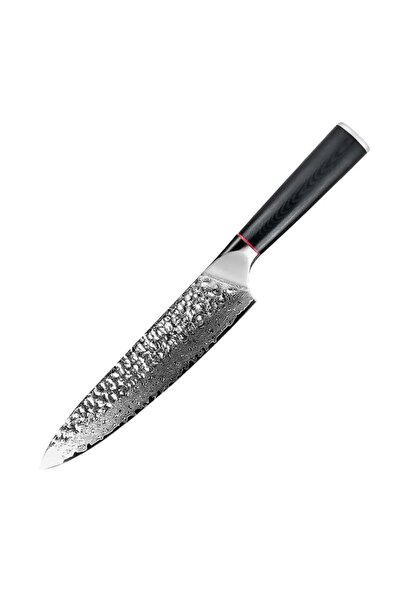 hocho Cutit profesional Chef, Damascus M HRC 60, maner G10