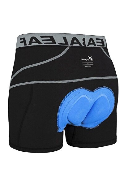 BALEAF Мъжки подплатени велошорти, дишащи, бързосъхнещи – Сиви 3XL
