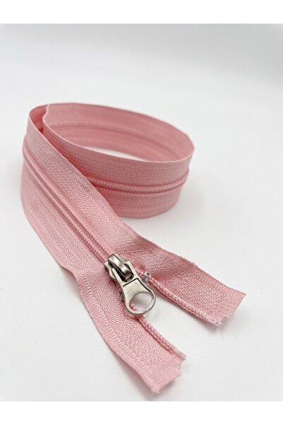 YFS Fermuar Tip 10 Naylon Dişli Separe Fermuar Pembe 50 cm 5 Adet
